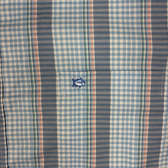 Southern Tide Shirt Mens Extra Large Button Up Plaid Business Casual Office Work - Picture 3 of 4